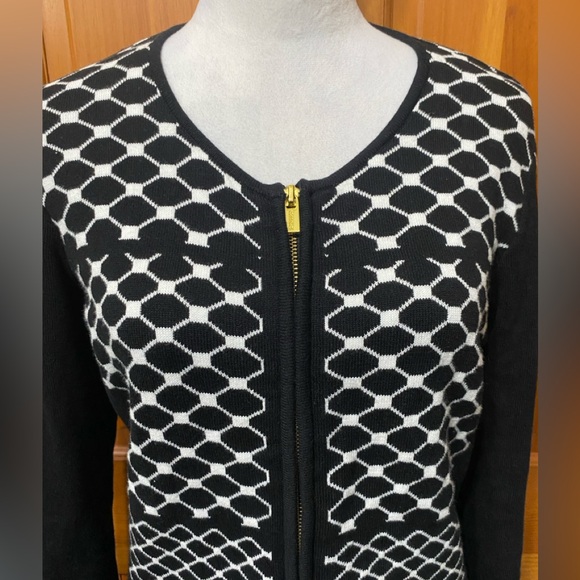 Spanner Abstract Print Cardigan - Picture 4 of 4